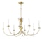 Maxim Lighting Paloma 8-Light Chandelier, Gold Leaf 2888GL - alternate 1